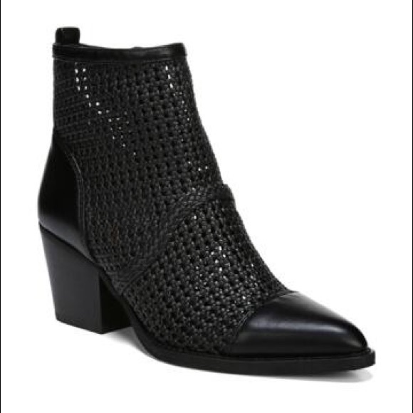 elita woven cap toe bootie